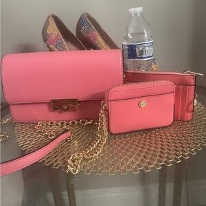 Pink Designer Women's Bag Set